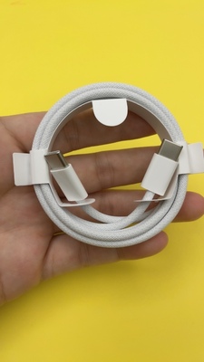 适用iPhone 16系列 苹果16plus iPhone16pro iPhone16pro max原装数据线 充电线  双C口编织快充线