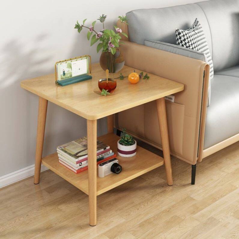 简约小茶几长方形沙发边几边柜阳台小桌子客厅迷你家用桌子出租屋