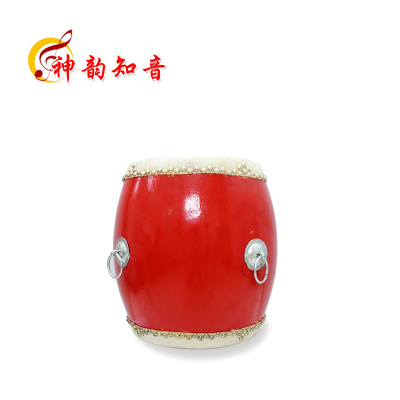神韵知音7寸高帮牛皮堂鼓水牛皮小堂鼓三句半牛皮鼓道具23CM