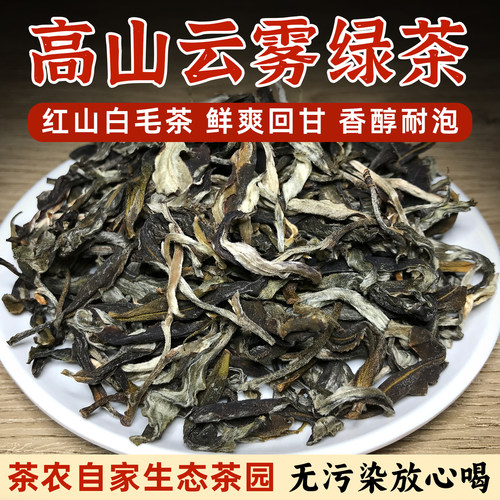 清明茶高山云雾绿茶韶关白毛茶