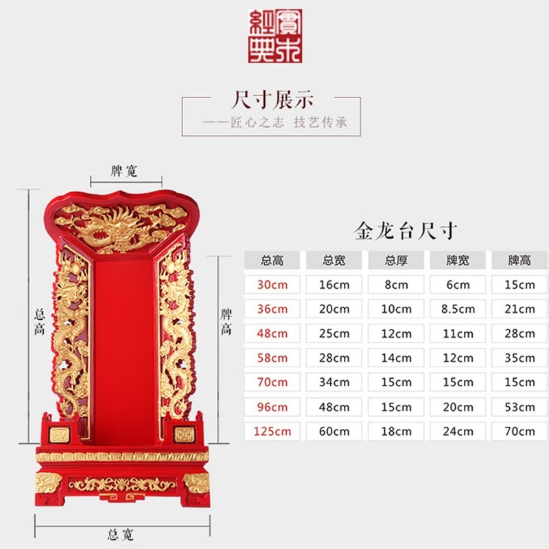 实木神位牌天地君亲师寺庙供天牌祖先牌位祠堂灵位牌莲位包邮刻字