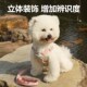小狗狗牵引绳背心式 防挣脱小型犬胸背带泰迪比熊博美遛狗绳宠物链