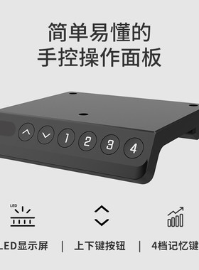 Loctek乐歌电动升降桌家居书桌站立办公桌坐站交替电脑桌学习桌E2