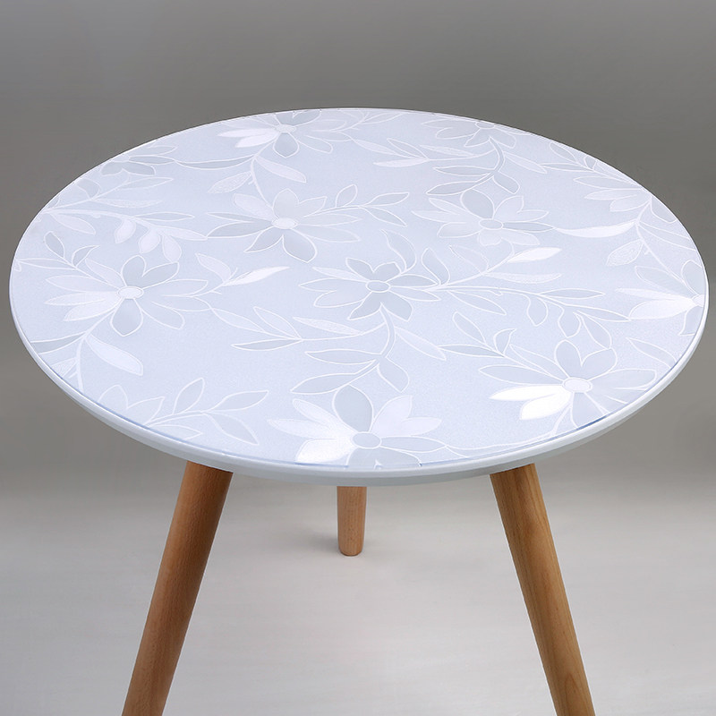 pvc软玻璃垫防水防油塑料桌布桌垫磨砂菊花隔热胶垫水晶板