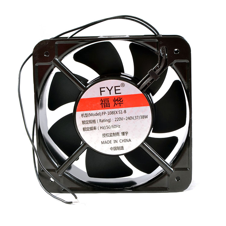 15050机柜散热风机FP-108EX -SI-B铜线7叶双滚珠电机220V