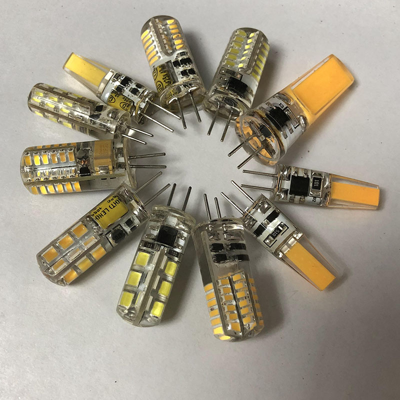 g4led灯珠220v插脚12v小灯泡高亮水晶玉米G9室内两针超亮节能灯