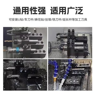 数控刀座车床刀架配件内孔辅助刀座机床正反单排U钻头夹具排刀座