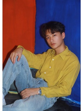 何记港风/3色 复古细坑灯芯绒衬衫 百搭休闲长袖衬衣男女