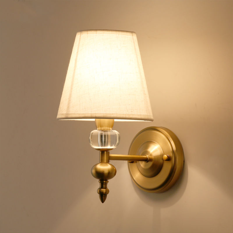 美式壁灯卧室床头背景墙灯具走廊北欧床头灯房间简约客厅