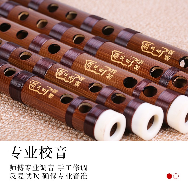 笛子一节笛初学成人竹笛精制入门e横笛苦竹笛乐器专业g调f儿童c女