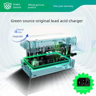 绿源电动车原装充电器48V-12AH20AH铅酸电池充电器【新国标转2T】