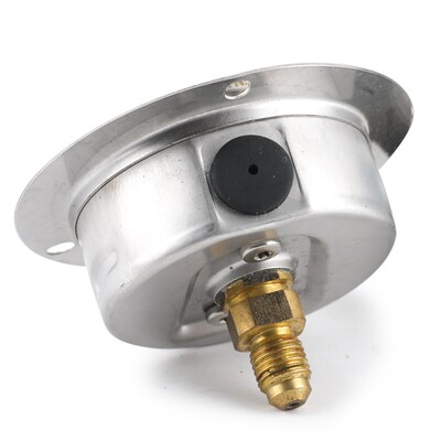 鸿森充油压力表 机组油表高低压表抗震轴向表R22甘油表R410硅油表