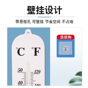 家用室内温度计大字体老人专用温度计壁挂式加大刻度卧室大棚仓库