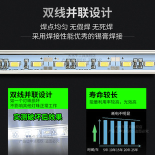 大水牛水准尺灯带铟钢尺灯条沉降观测LED电子水准仪照明测量灯带