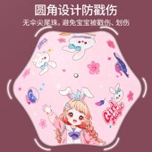 儿童雨伞全自动防回弹安全圆角小学生上学专用女孩女童轻便折叠伞