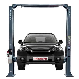 星卡340S龙汽车液压二柱升降机单边解锁4吨双柱龙门举升机提升机