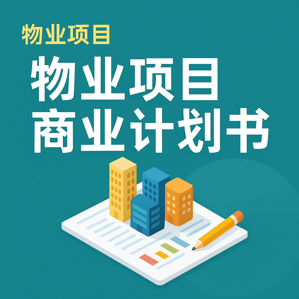 物业项目商业计划书word/ppt