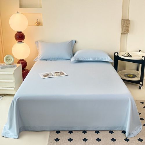 竹纤维凉席三件套冰丝夏季床单款软席子可水洗可折叠高端加厚床单