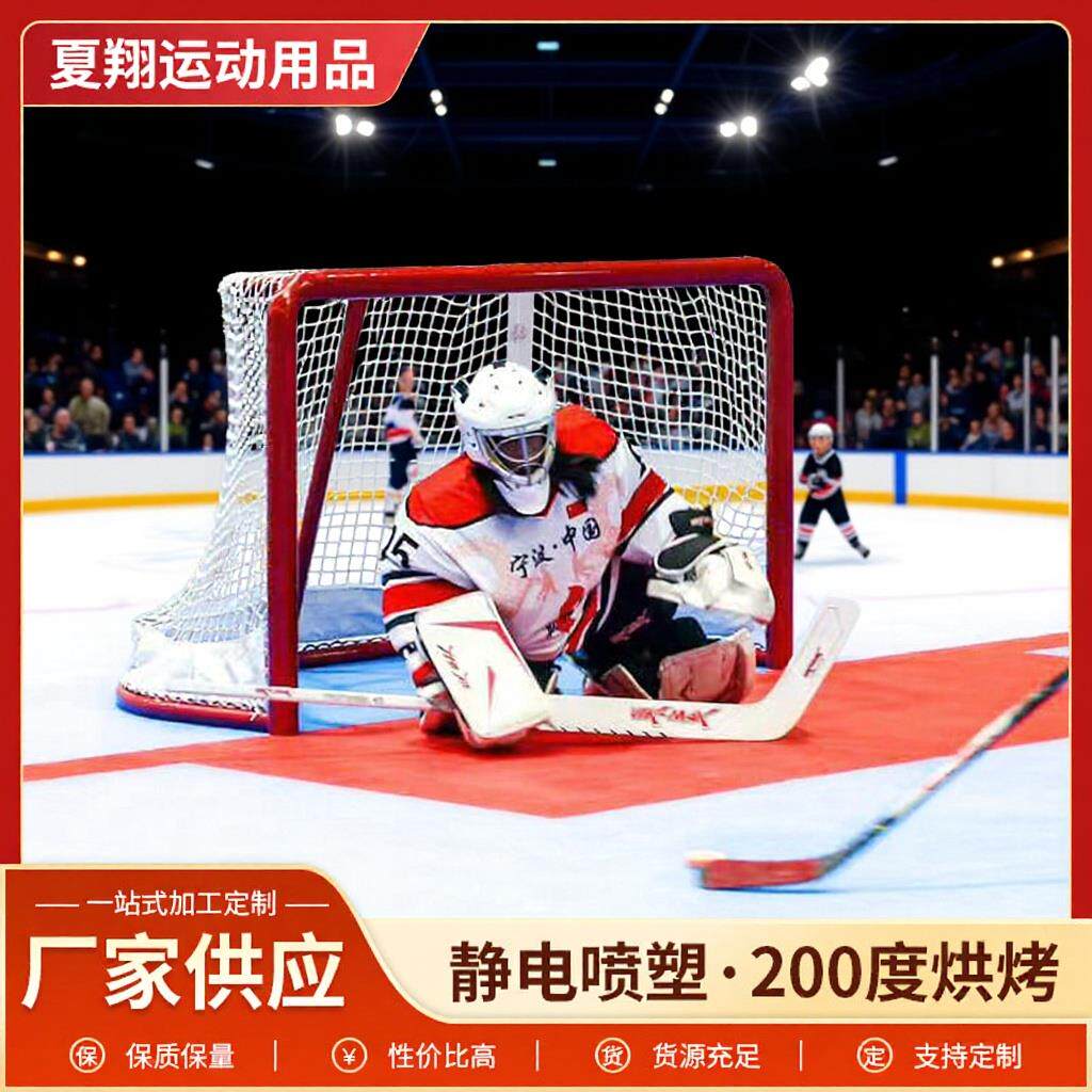 一体式陆地冰球龙门专业轮滑球赛事球门单排轮滑球球门
