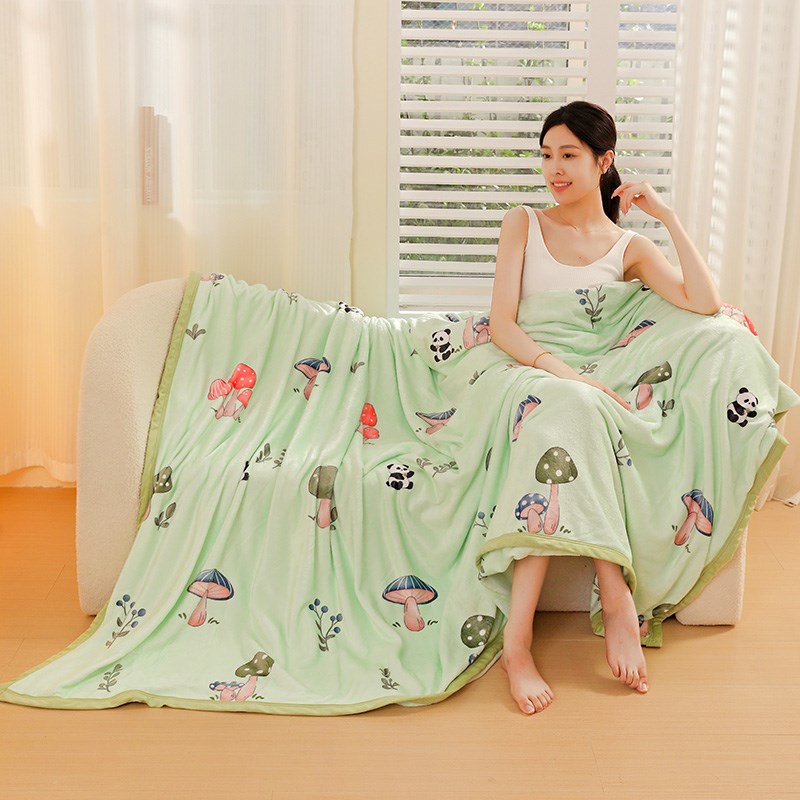 冬天双面毛绒面床单单件牛奶珊瑚法兰绒毯毛毯冬季秋冬款防滑加绒