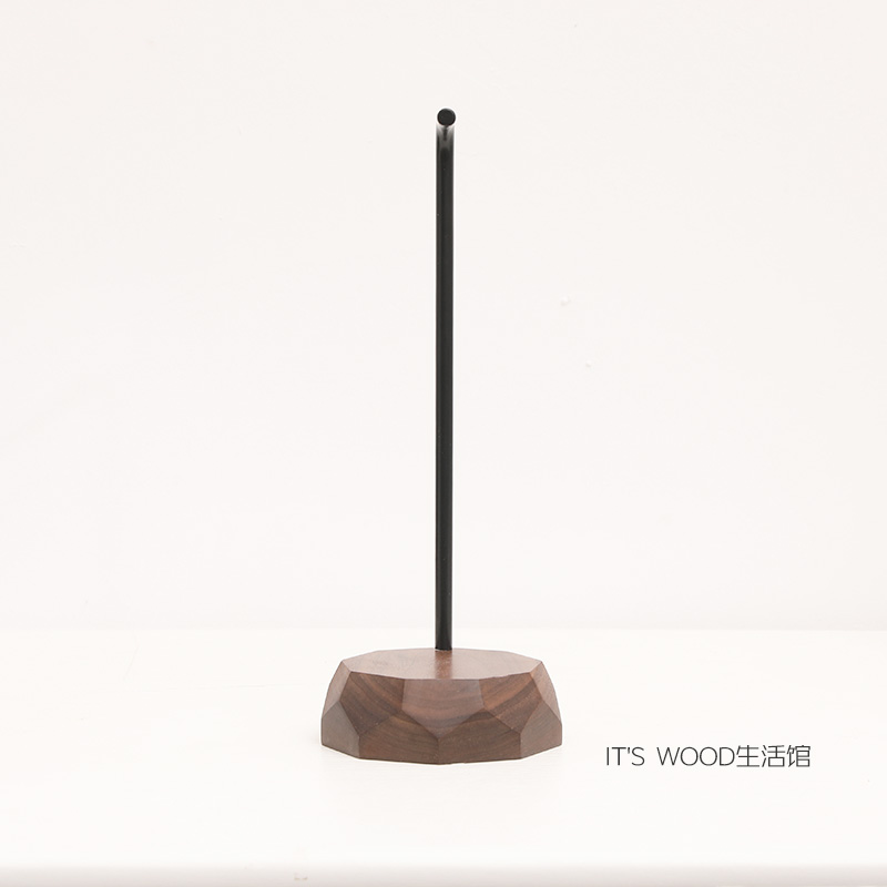 木质耳机支架头戴式创意实木大耳麦支架胡桃木电竞耳机收纳挂钩架