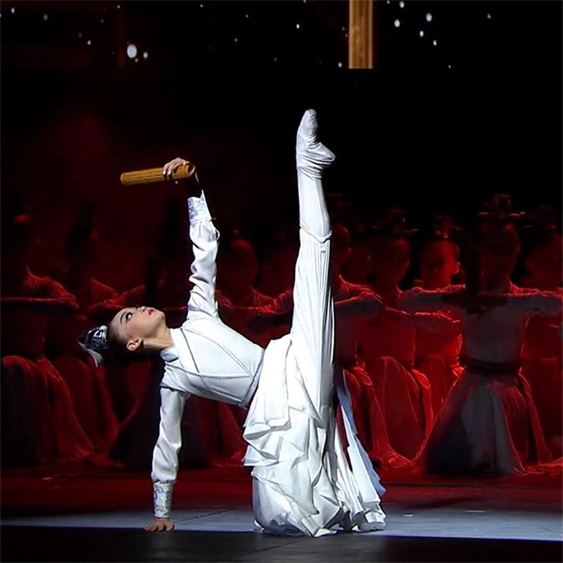 壮志少年行舞蹈服儿童国学汉服少年志开笔礼诗歌古典舞朗诵表演服