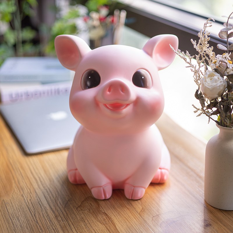 创意可爱小猪儿童男女孩存钱罐只进不出大容量防摔储蓄罐创意礼物