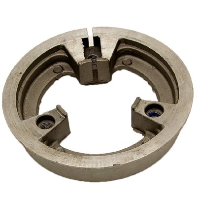 电动机车鼓刹改装碟通用配件110涨紧圈130一体涨紧环螺纹法兰盘