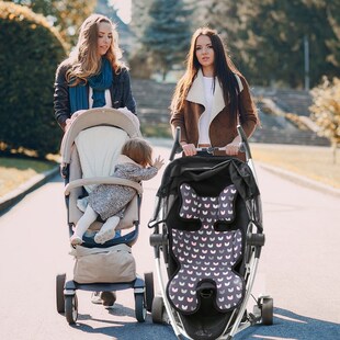 婴儿车坐垫清爽凉席推车垫子冰垫四季适用于bee5昆塔斯博格步bee6