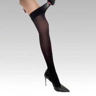 BeVista8D高密油亮性感紧身反光高筒袜过膝大腿袜美腿袜马油丝袜
