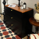 澎木铁艺斗柜家用卧室床头柜多层大容量铁皮抽屉收纳柜钢制置物柜