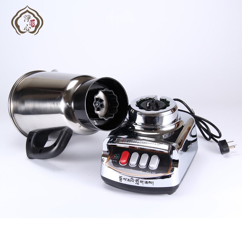 3L4L卓玛酥油茶打茶机加厚大容量搅拌机全钢桶酥油茶机