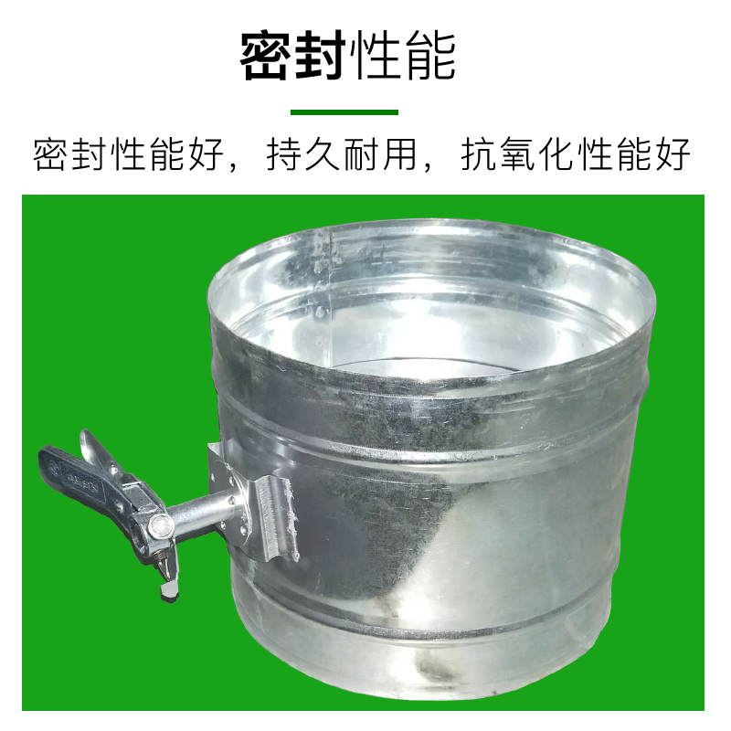 定制螺旋风管圆形MM手动调节排烟管商用油烟机止回通用家用