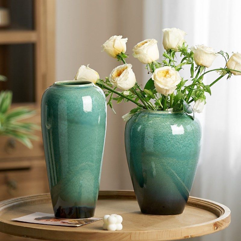 现代陶瓷瓶陶罐样板房餐桌电视柜客厅水养插装饰,家居饰品,花瓶,淘宝优惠券,粉丝福利购,淘宝优惠卷