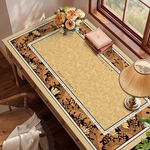 高级感书桌垫打理防水防油餐桌垫办公桌写字台面垫皮革桌布台布