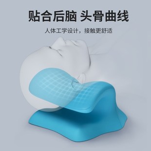 枕牵引非生理曲度反弓专用男女助睡眠硬高枕护颈按摩枕头