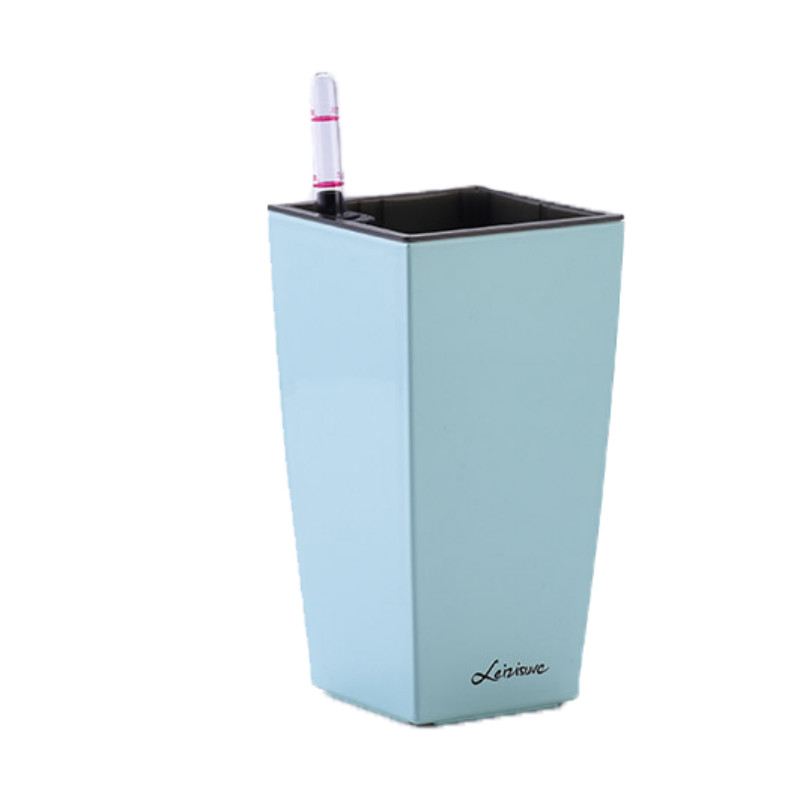 办公室桌面方形花高盆懒人自动吸水创意塑料无孔不漏水小花盆