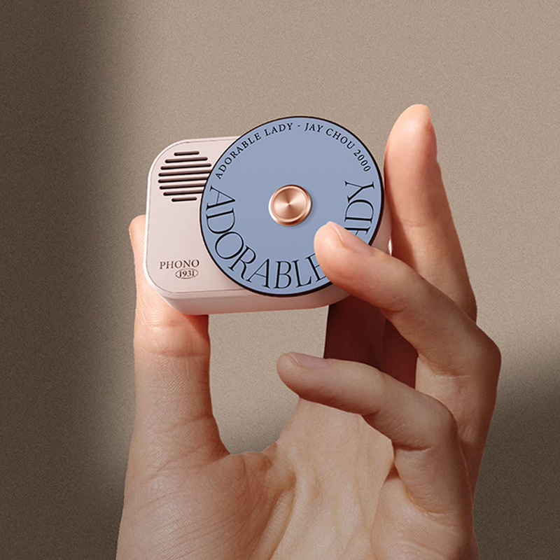 TACLE  Phono 唱片机车载香氛 出风口香薰摆件 创意轻奢风动设计