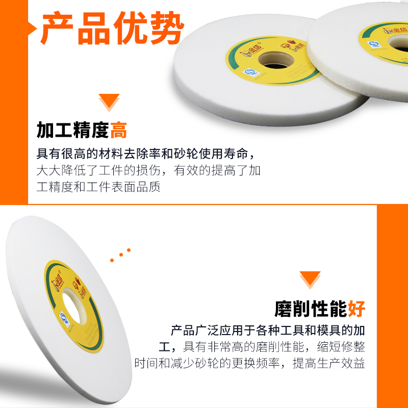 金信小磨床砂轮18平面1手摇目1*.7*1.75工具磨0精磨