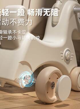 木马大人坐儿童摇马瑶瑶车一岁宝摇摇椅家用婴溜溜儿宝车