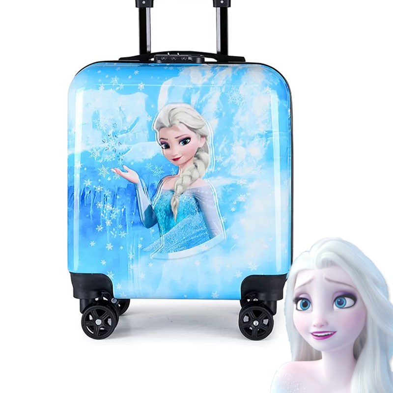 爱莎公主行李箱儿童拉杆箱女孩万向轮艾莎旅行箱子卡通20寸可登机
