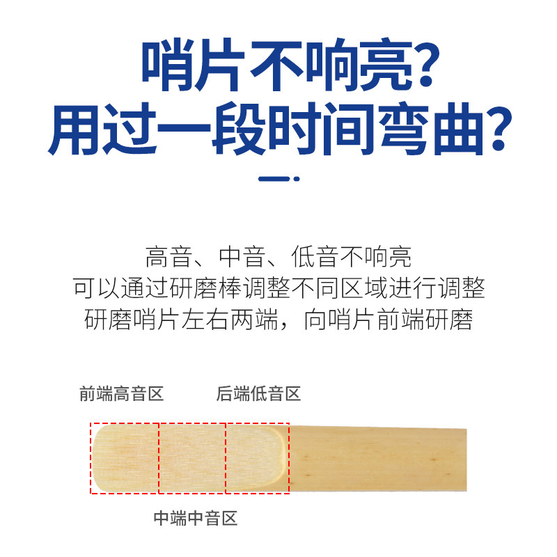 降降萨斯哨片打磨棒工具厚修剪器修整器单簧管通用图片