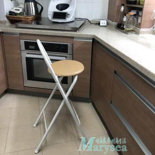 折叠椅家用吧台椅子高脚椅吧椅钓鱼靠背椅圆椅餐椅高脚凳