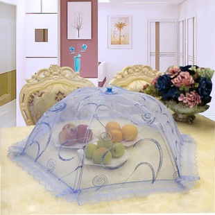 饭菜罩子桌盖菜罩可折叠餐桌罩剩菜食物罩菜盖子饭罩家用遮菜盖伞