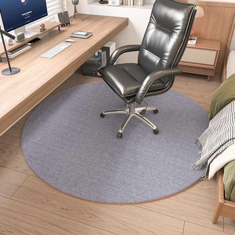 电脑椅垫子地垫学习椅子防磨地毯圆形书房办公室转椅滑轮防滑地垫