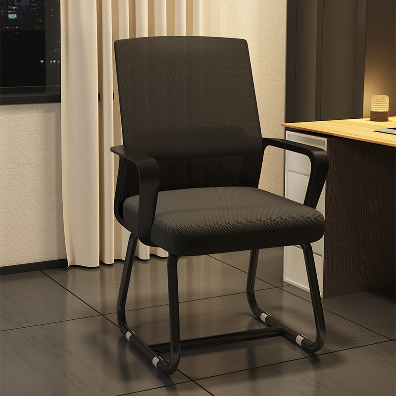 办公椅舒适会议椅家用电脑椅靠背椅子舒服久坐学习弓形办公室座椅