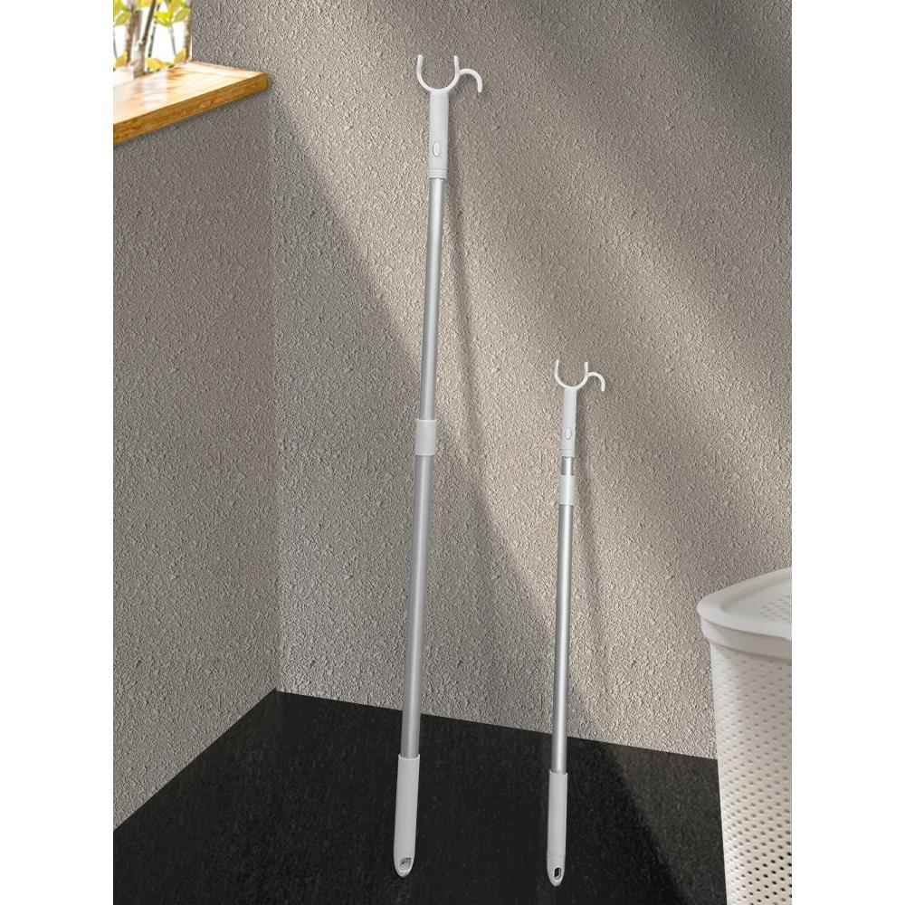 撑衣杆晾衣杆叉丫可伸缩家用宿舍铝杆叉头加长挑挂取衣叉杆晾衣捍