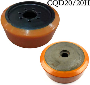 西林电动叉车轮CQD20 104堆高垛车驱动轮406X152 20H承重载轮340