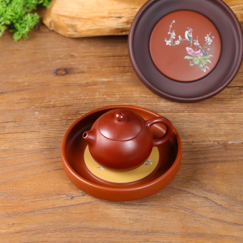 壶承壶垫紫砂壶大号托茶壶壶承盘托茶壶陶瓷底座茶承茶具茶道配件