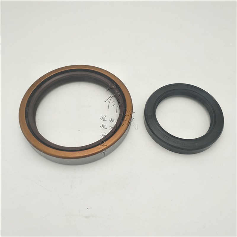 挖机小松4D95发动机曲前曲后油封 康明斯B3.3曲轴油封 挖掘机配件